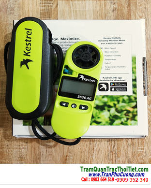 Kestrel 3550AG Weather Meter for Spray Applications _Máy đo vi khí hậu Kestrel 3550AG Weather Meter for Spray Applications _Xuất xứ Mỹ (USA)